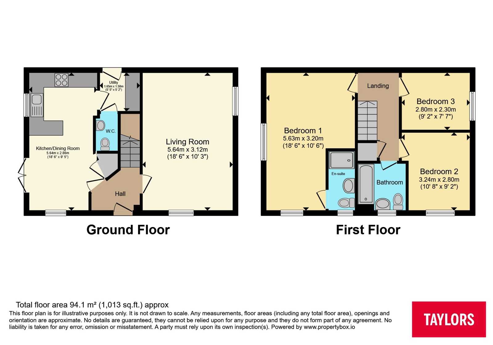 2, Cheltenham Close, Northamptonshire floorplan