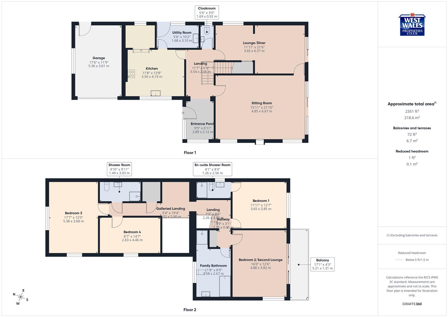 Rhydydderwen, Llys Y Coed, Burry Port floorplan
