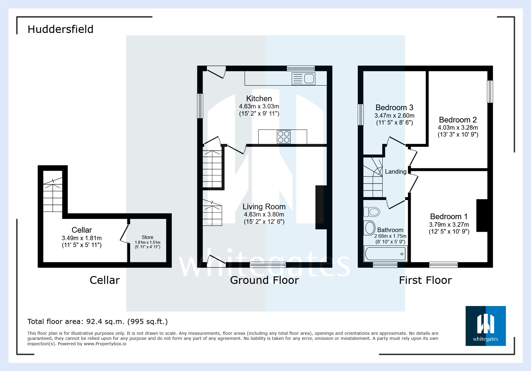 Grasscroft Road, Huddersfield floorplan
