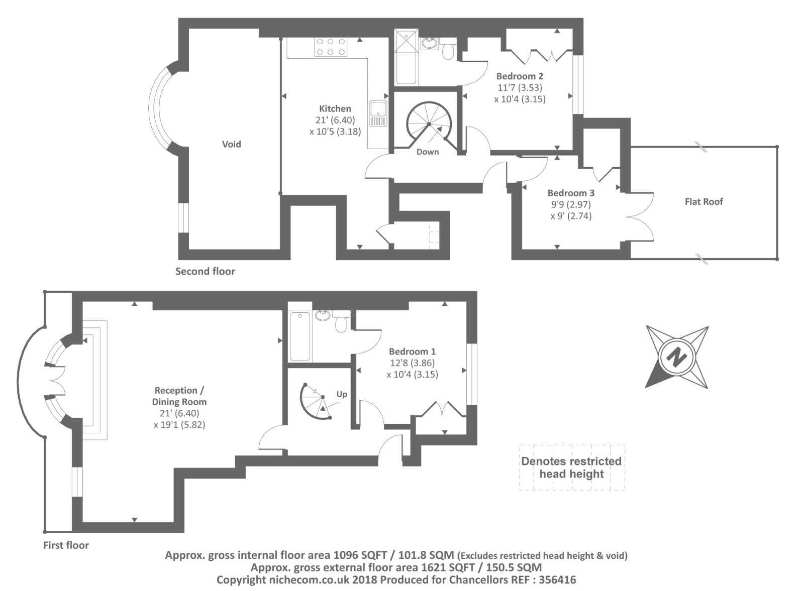 3 Bedrooms Flat to rent in Gloucester Terrace W2,