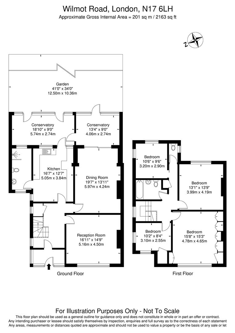 12, Wilmot Road, London floorplan