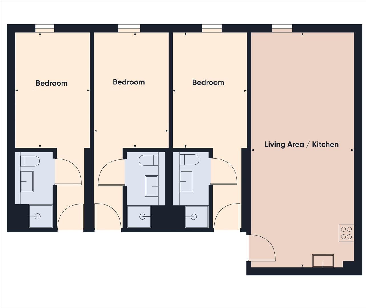 Apt CS1, Fox Street, Liverpool floorplan
