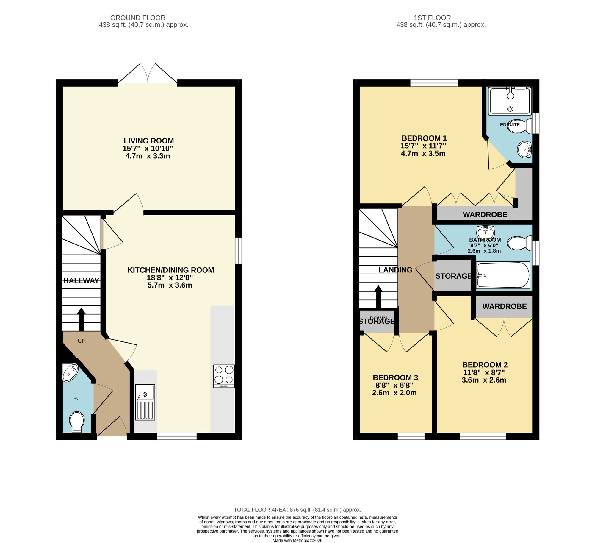 5 Stawell Road, Taunton floorplan