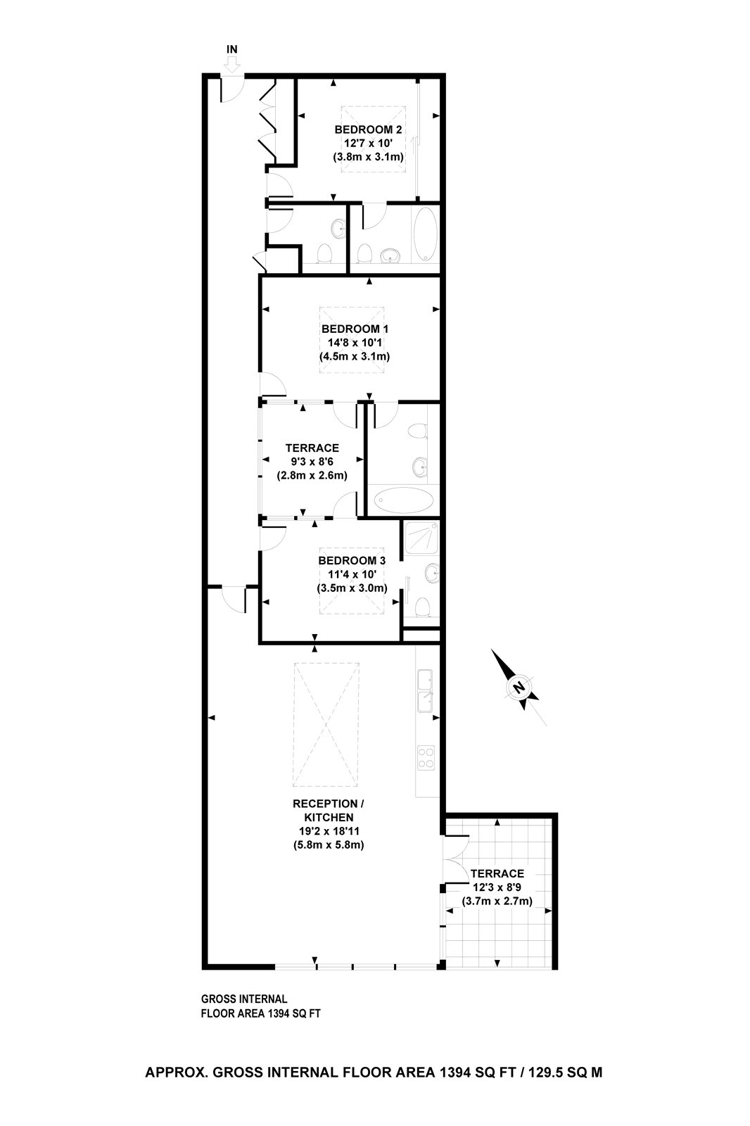 3 Bedrooms Flat to rent in 68-80 Hanbury Street, London E1