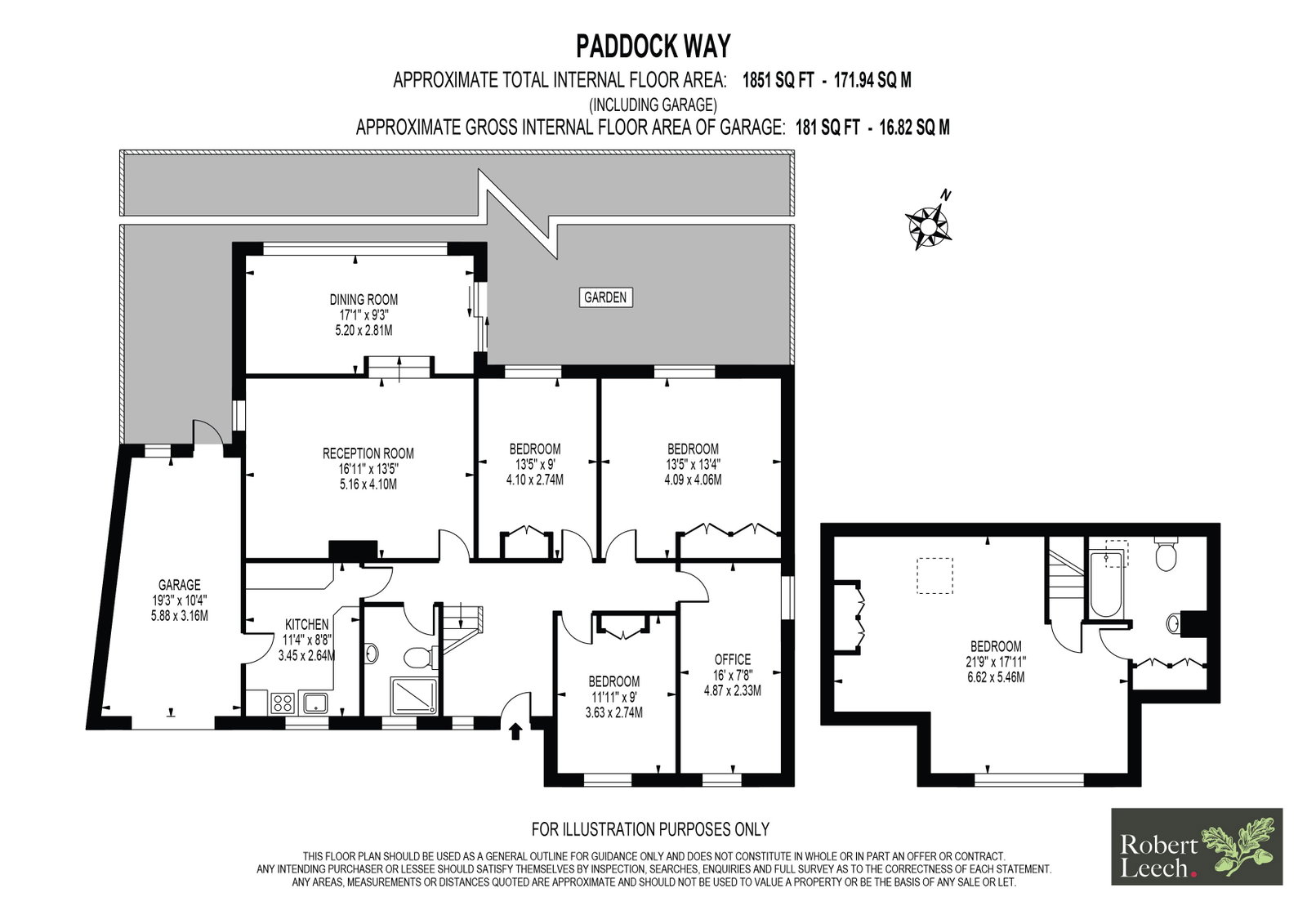 Tamarisk, 24 Paddock Way, Oxted floorplan