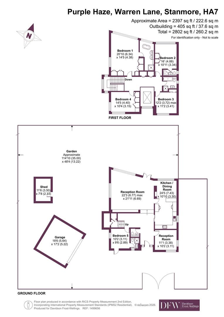 Purple Haze, Warren Lane, Stanmore floorplan