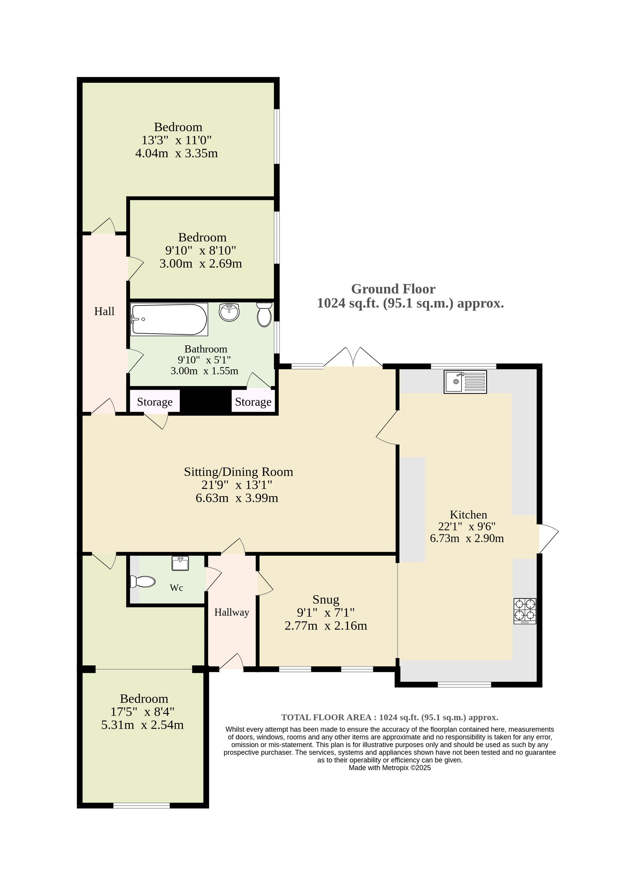 28 Fulmar Way, Lowestoft floorplan