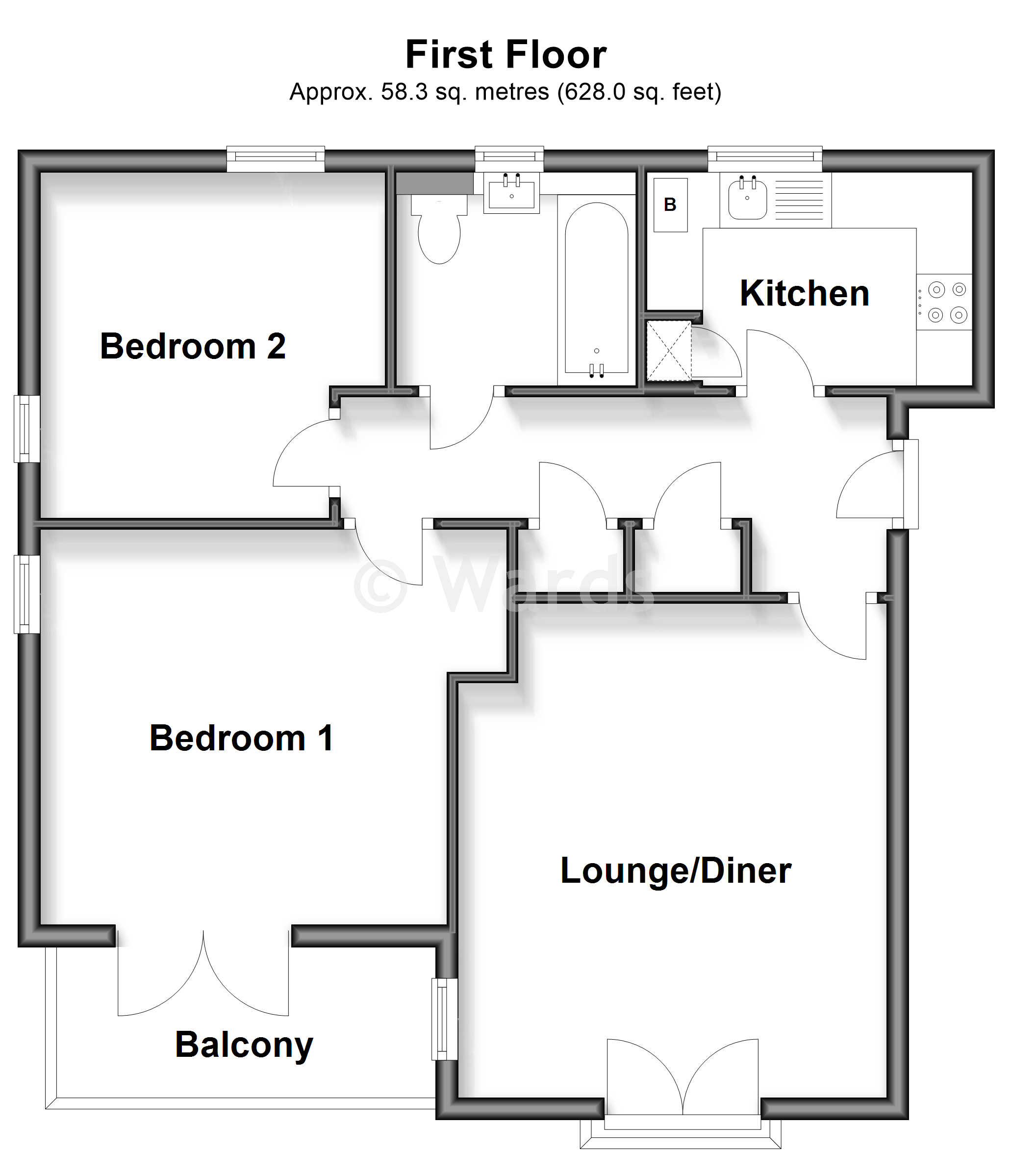 Hobbs Court, Maycock Place, Hythe floorplan