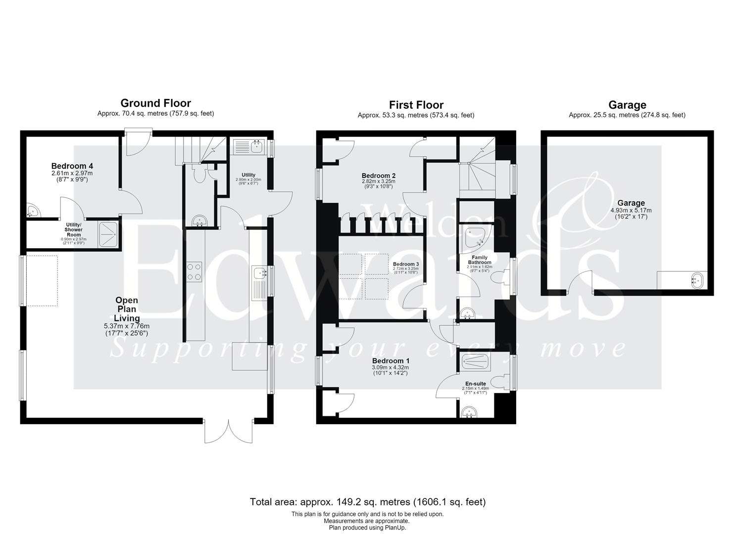 26 Canal View, Canal Hill, Tiverton floorplan