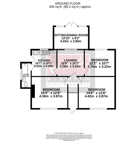 7, Green Lane, Sunbury-on-Thames floorplan
