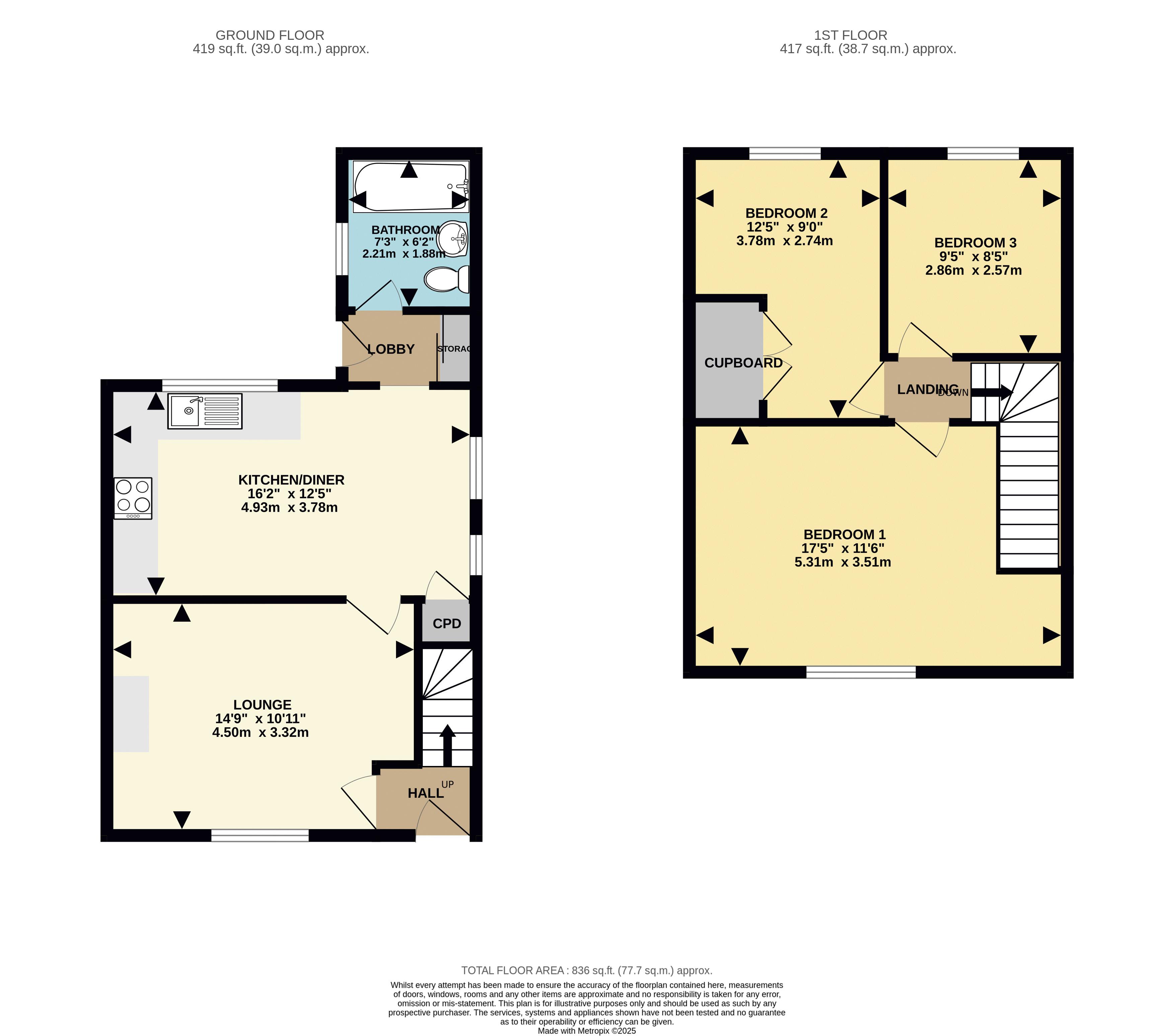 40, Silver Street, Lincoln floorplan