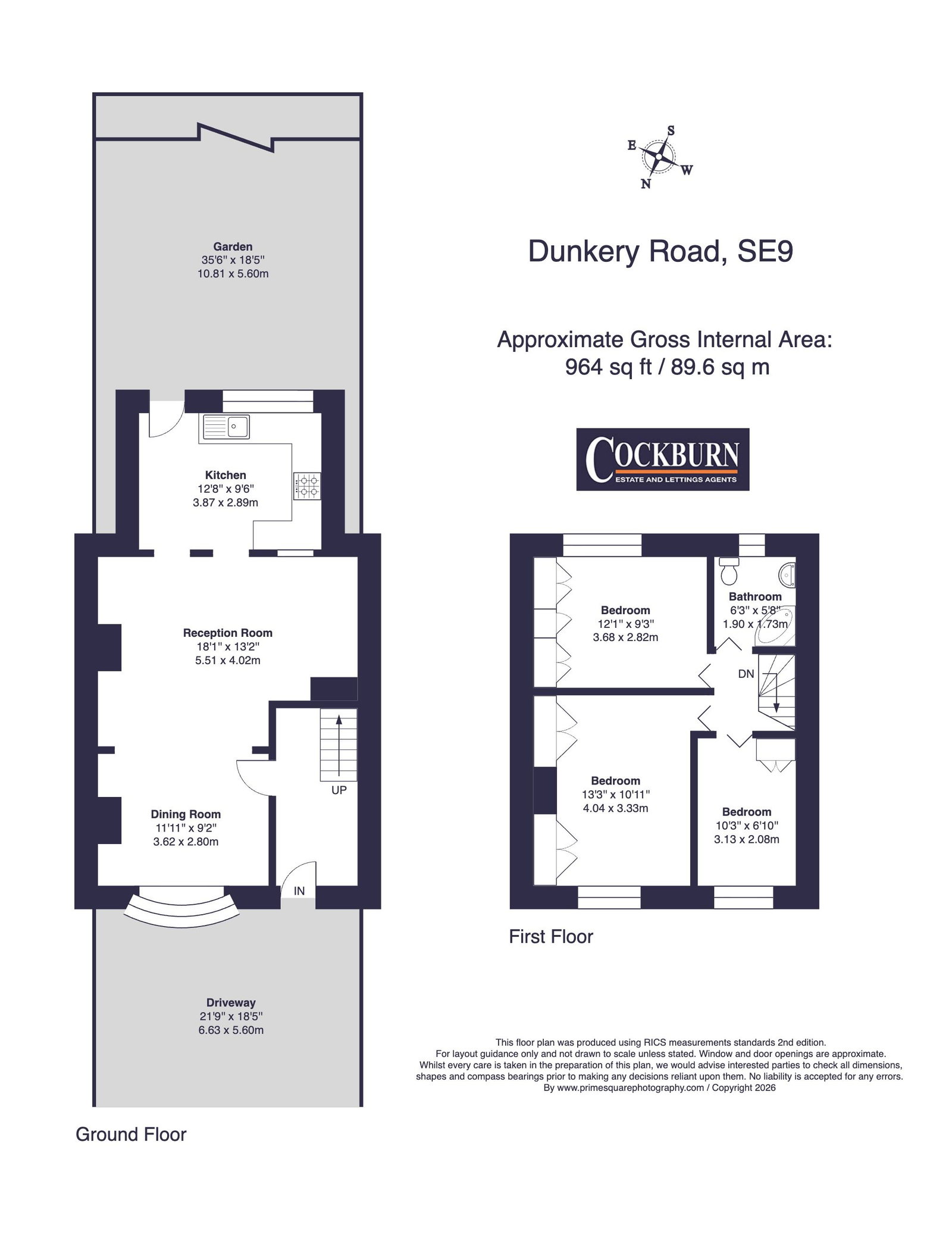 166, Dunkery Road, London floorplan