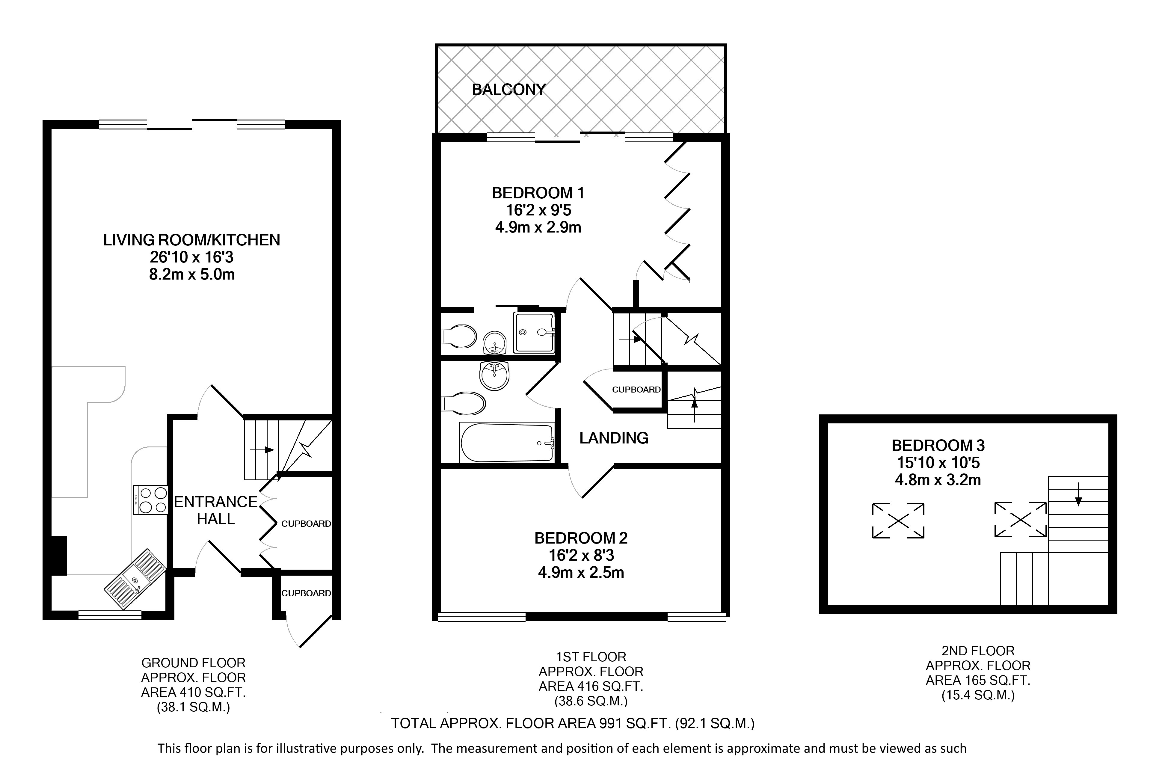 2, Heritage Close, St. Albans floorplan