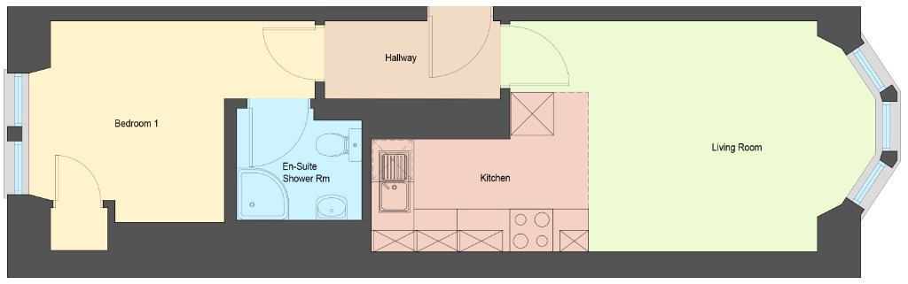 Flat 0-1, 11, Kildonan Drive, Glasgow floorplan