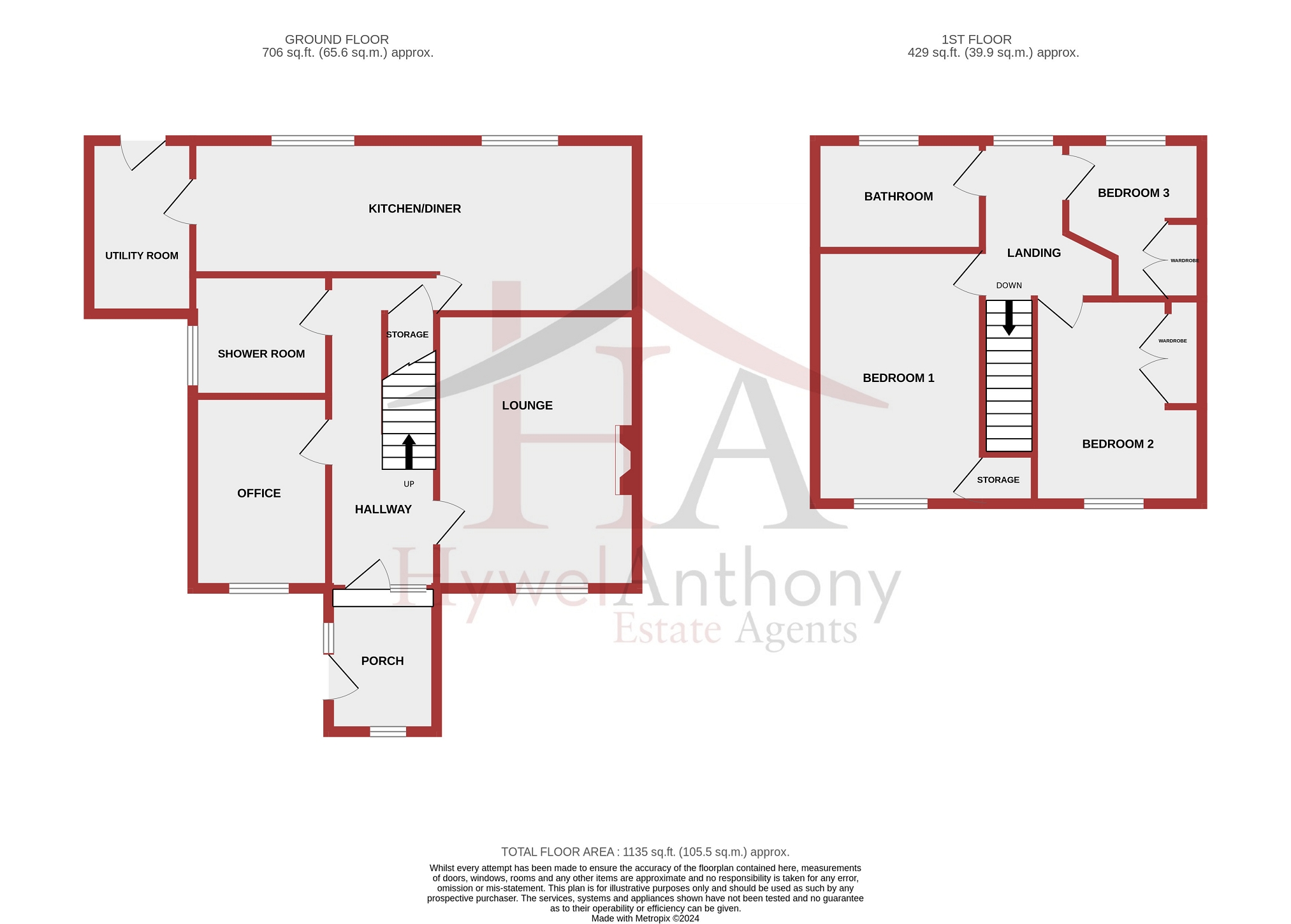 31, Whiterock Close, Pontypridd floorplan