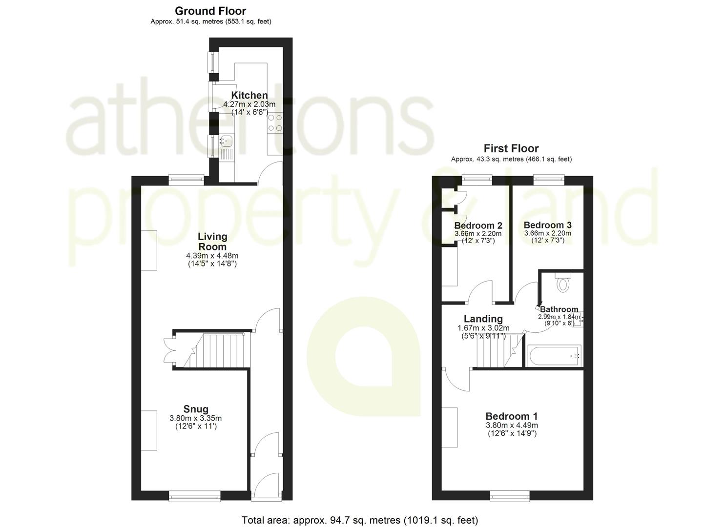 17, Fort Street, Read floorplan