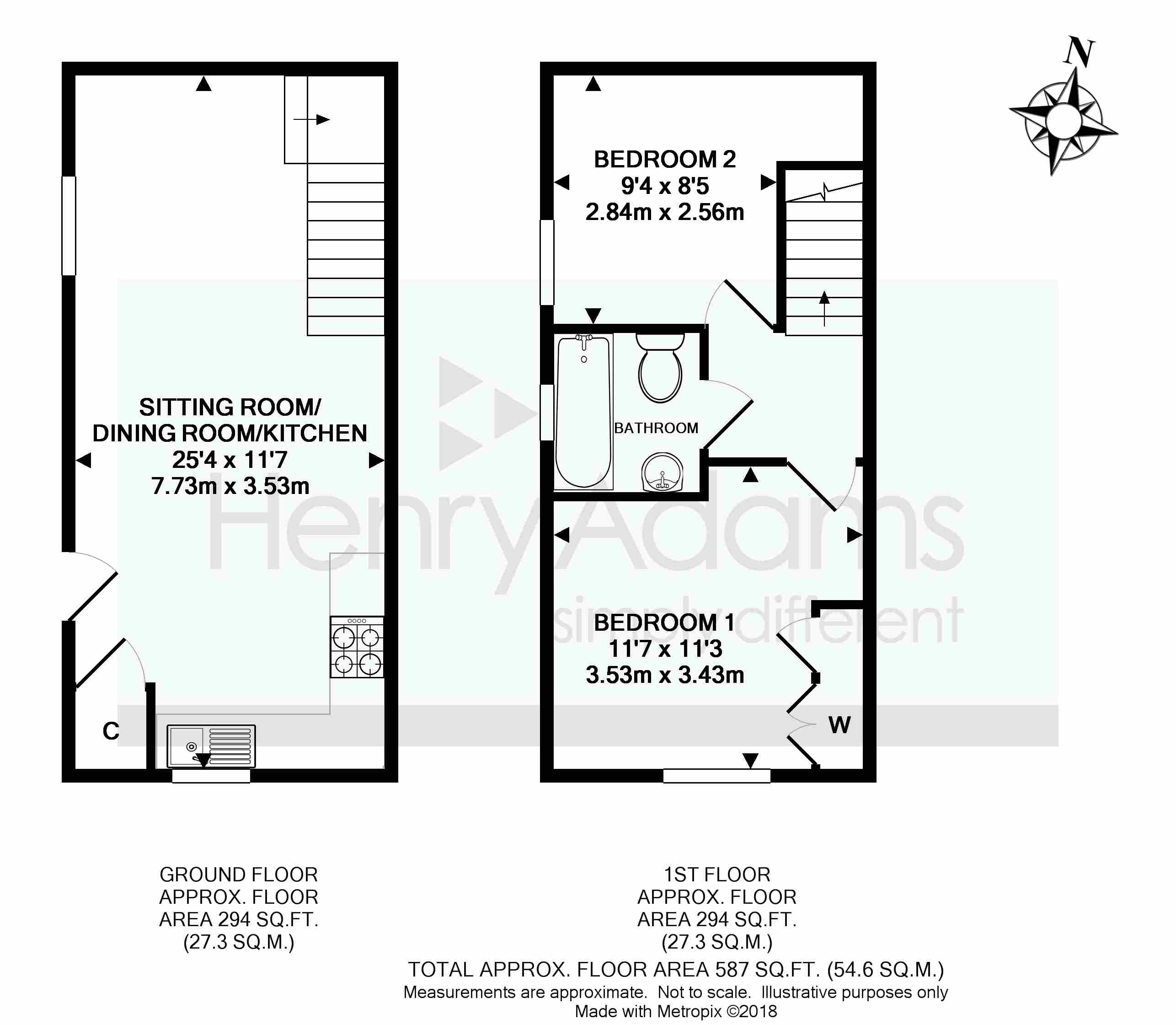 2 Bedrooms Terraced house for sale in Petersfield Road, Midhurst GU29