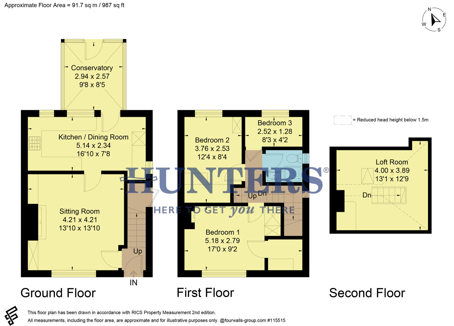 67, Henshaw Avenue, Leeds floorplan