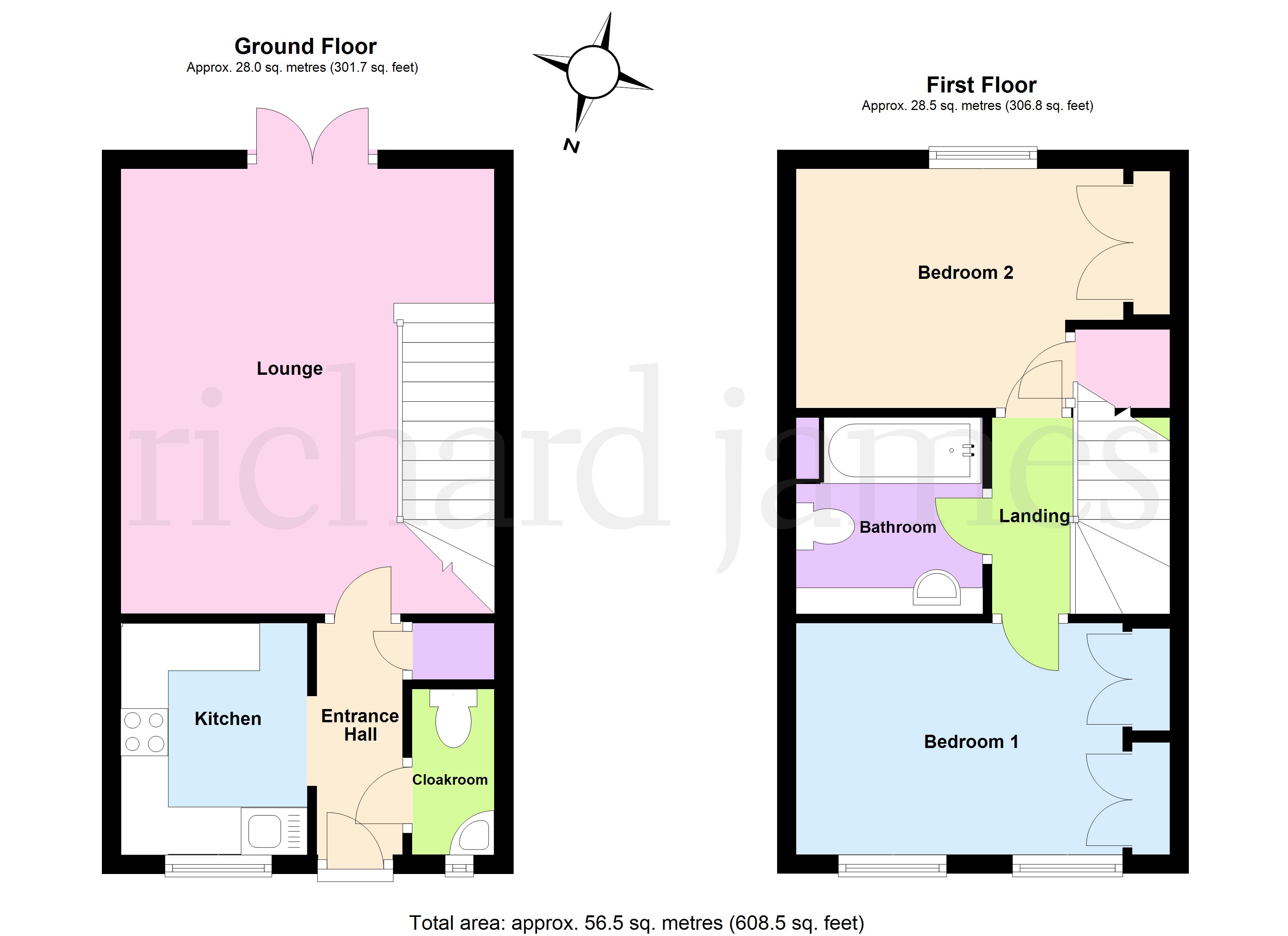 6, Chalon Close, Wellingborough floorplan