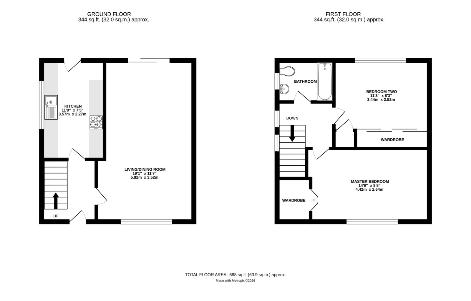8, Davenport Road, Bracknell floorplan