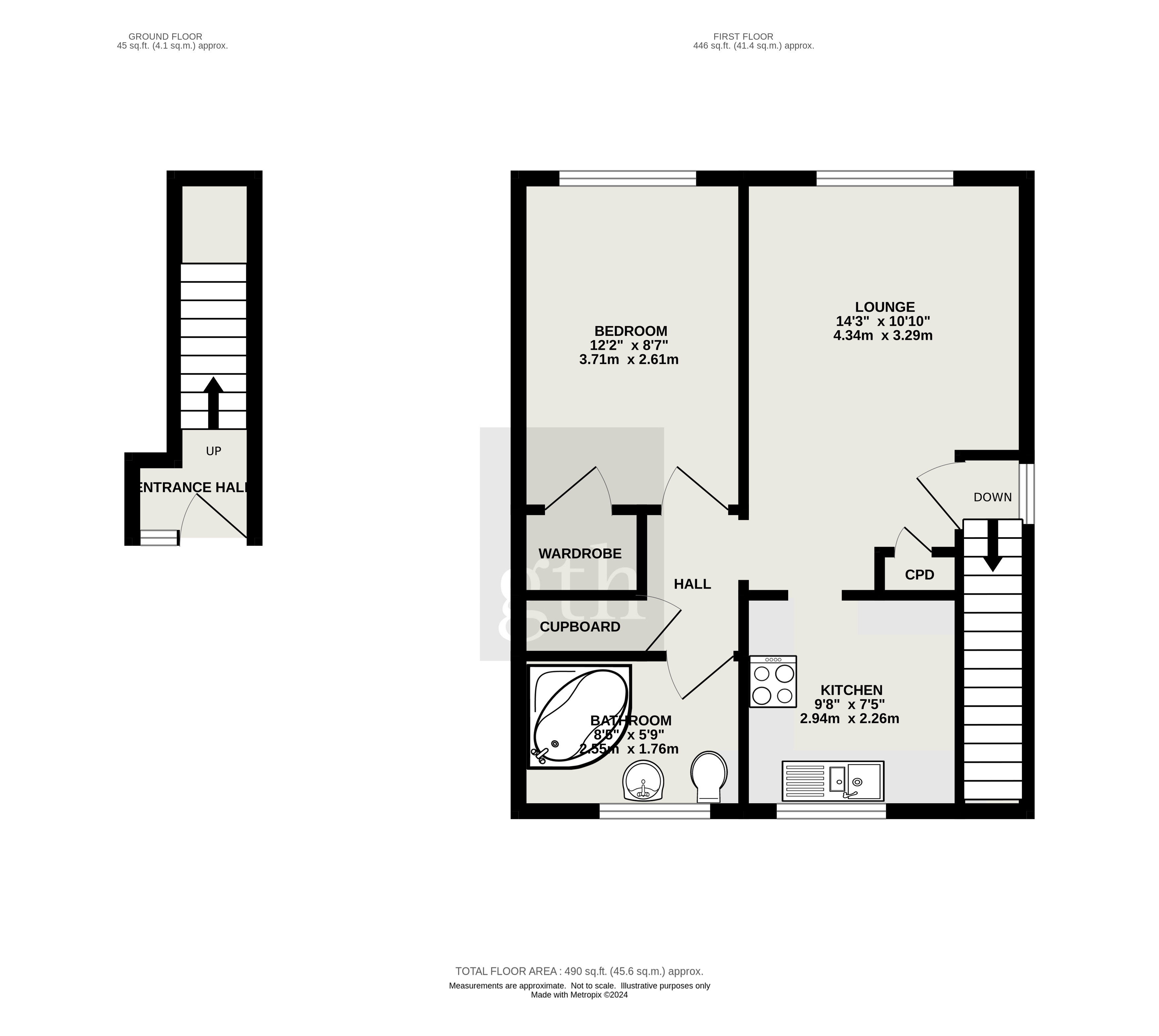 21, Meadway, Bridgwater floorplan