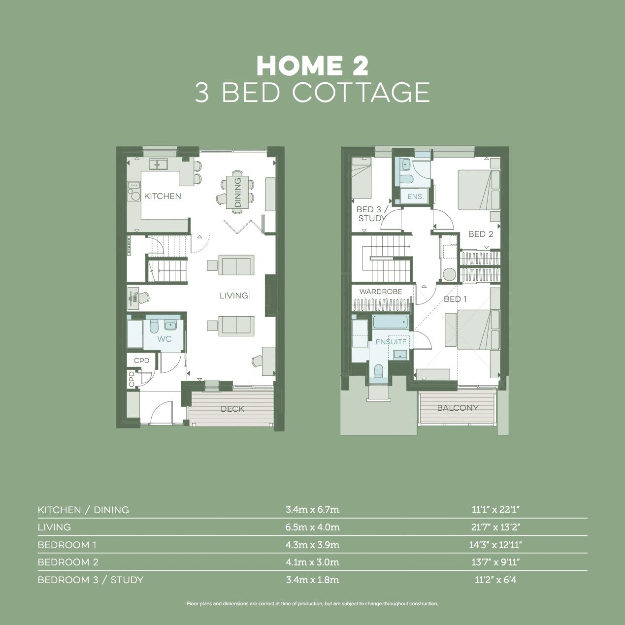 New home, 3 bed cottage for sale in Plot 2 Stuart Court, Butt Street