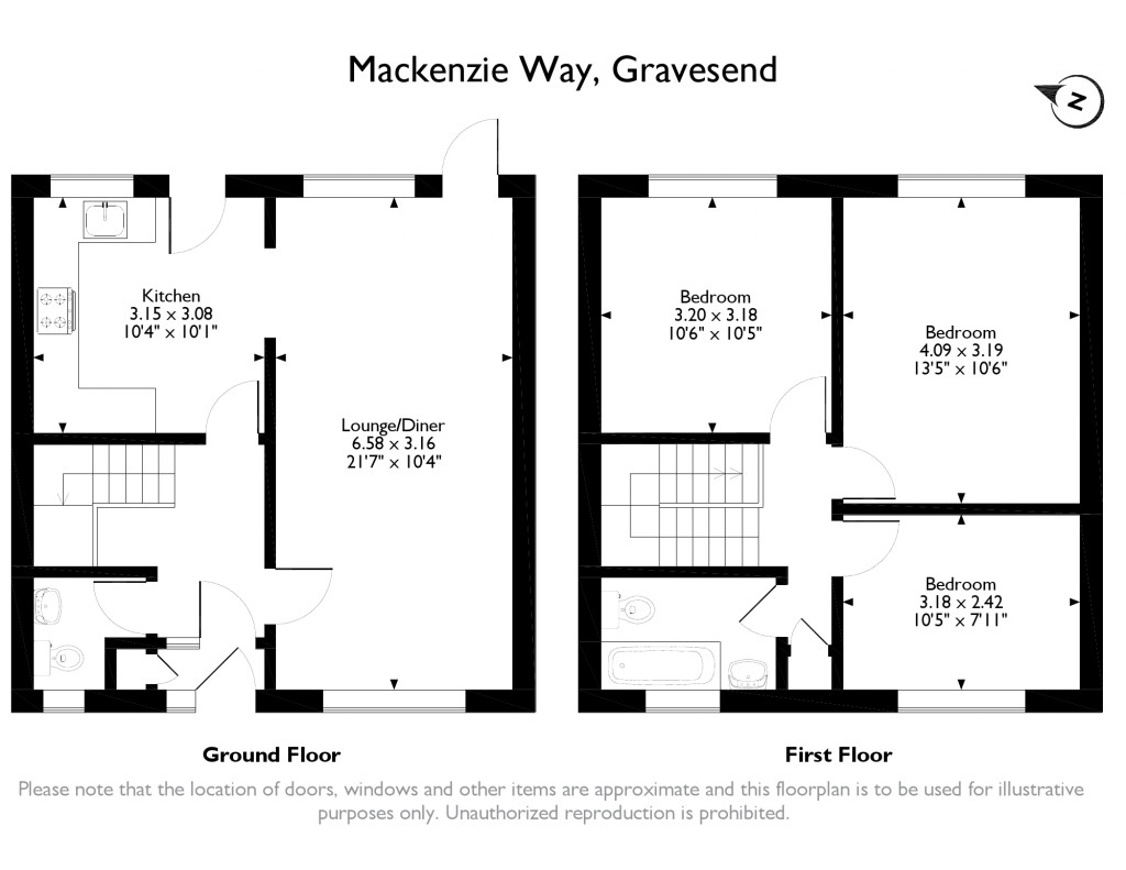 3 Bedrooms Terraced house for sale in Mackenzie Way, Gravesend DA12