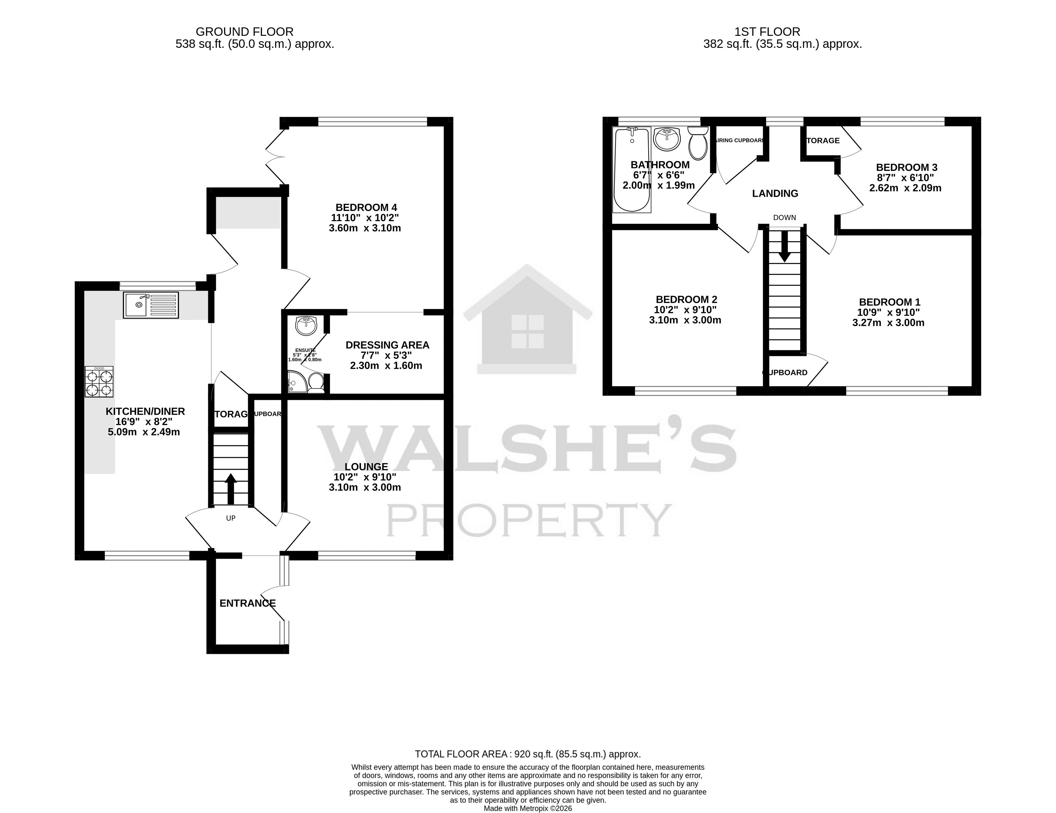 62, Fieldside, Doncaster floorplan