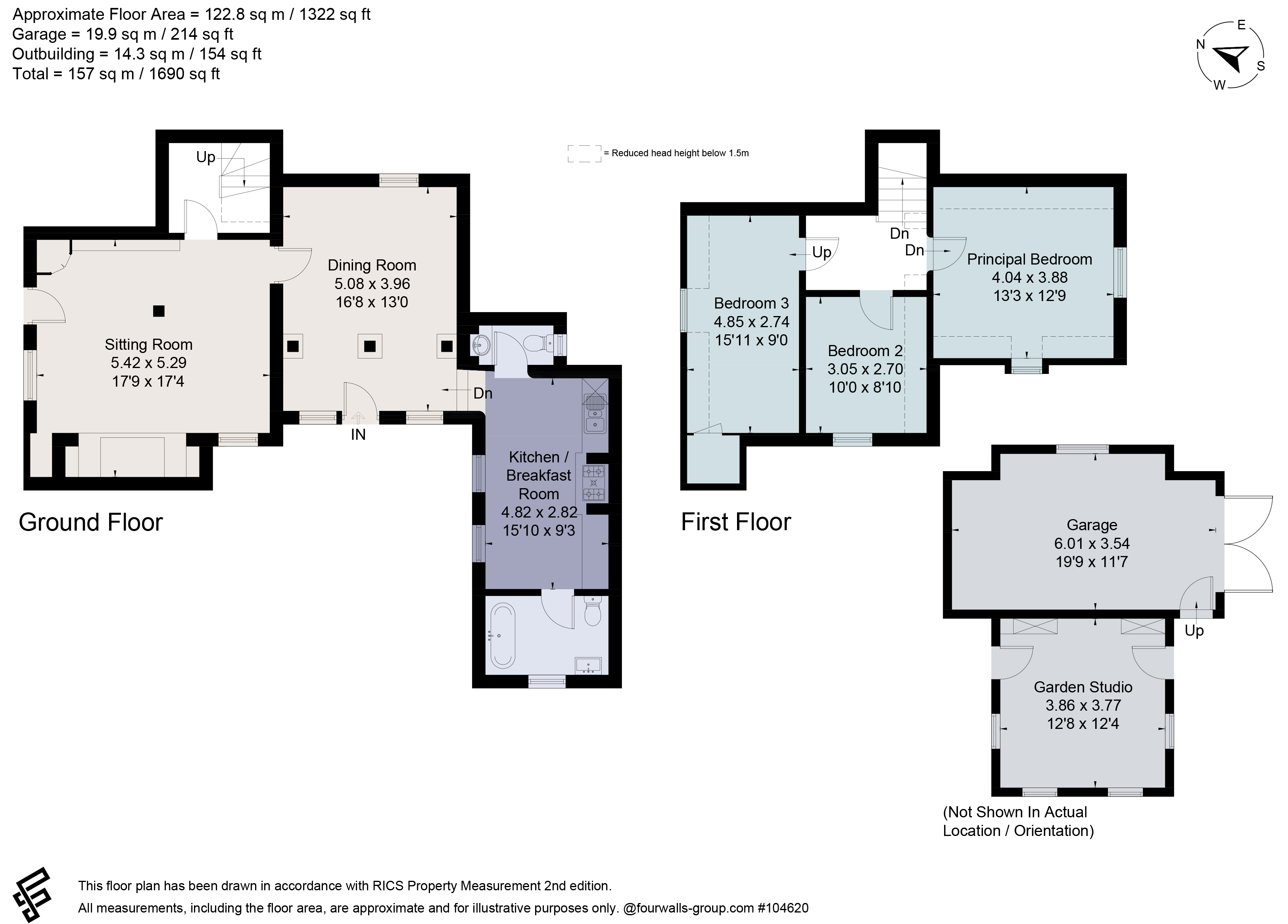 1, Britwell Gardens, Slough floorplan