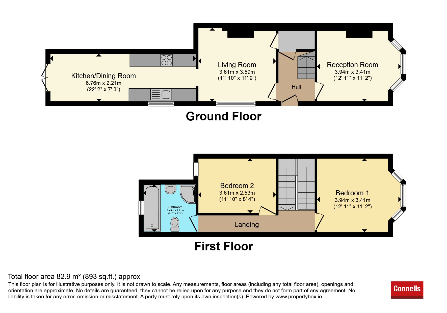 91, Queens Road, High Wycombe floorplan