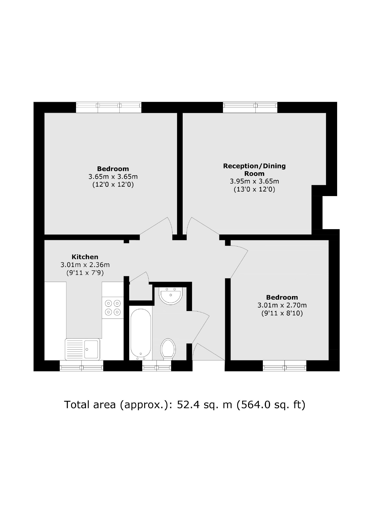 16, Besant Road, London floorplan