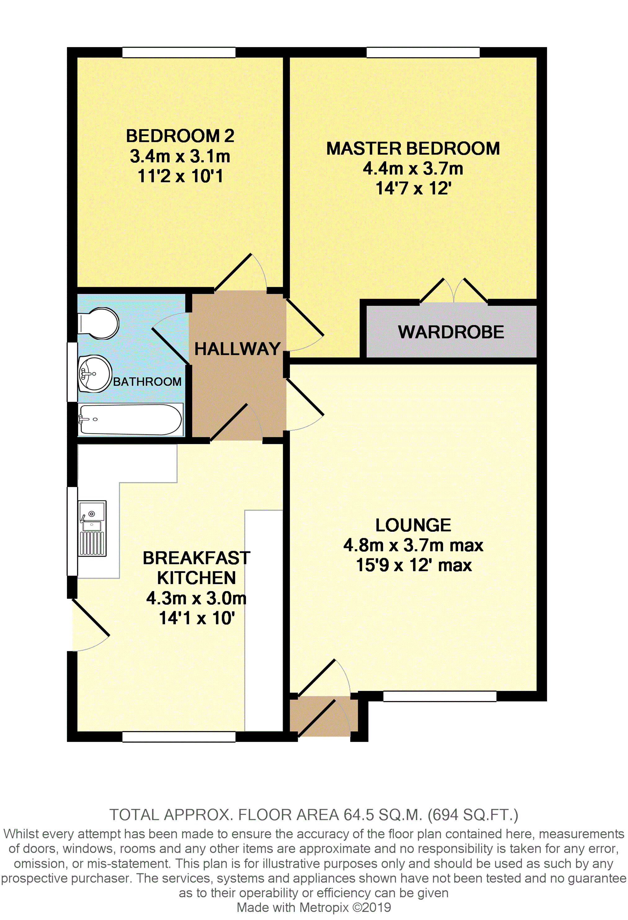 2 Bedrooms Detached bungalow for sale in Ashton Gardens, Old Tupton, Chesterfield S42