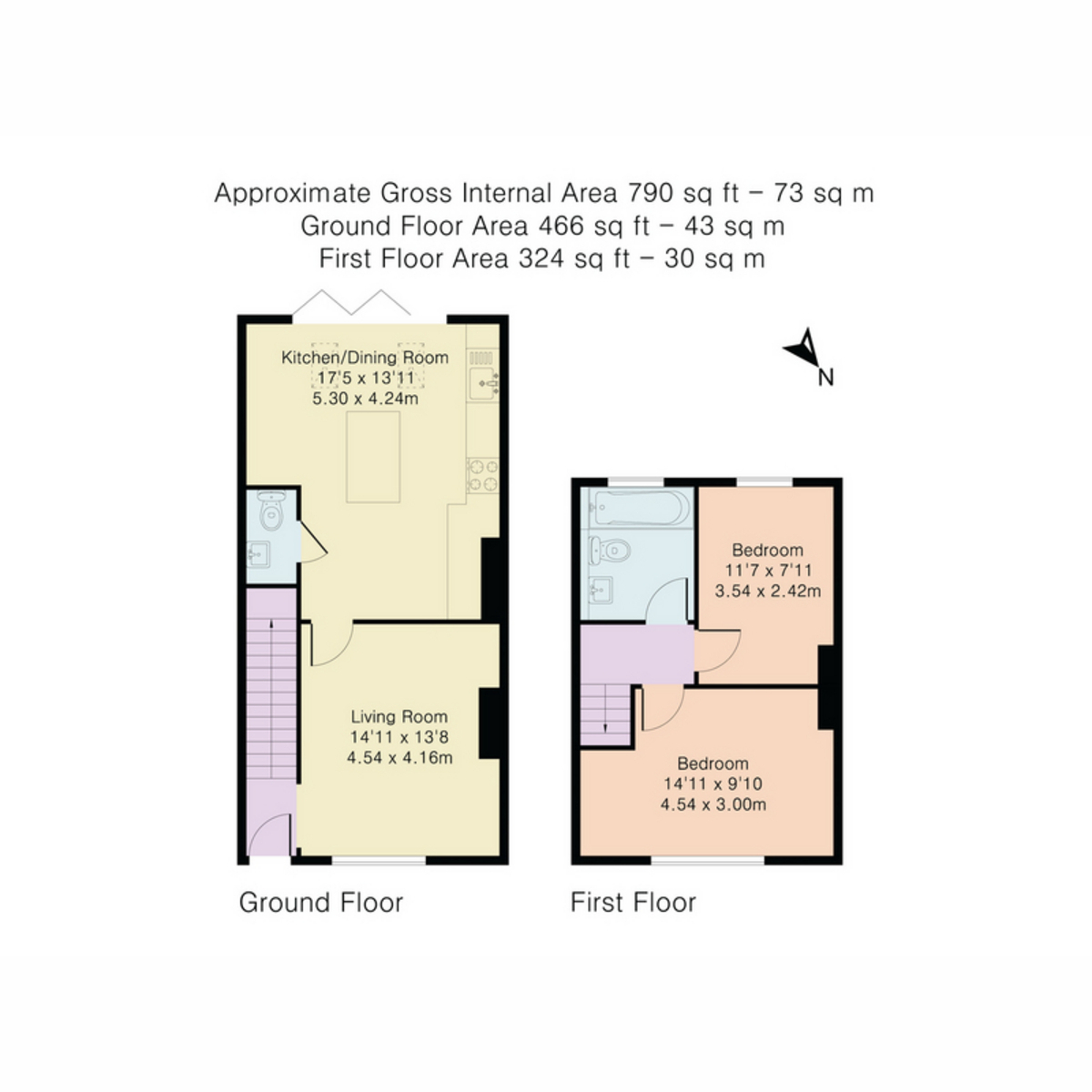 16, Kings Lane, Harwell floorplan