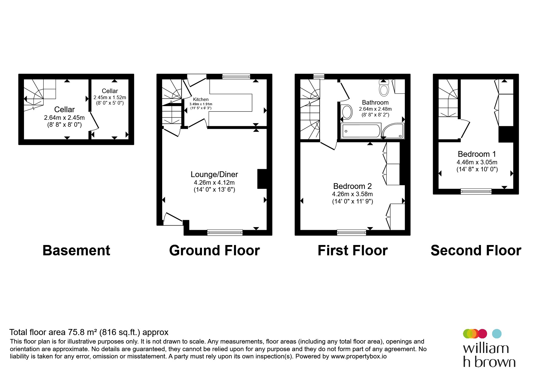 60, Ivy Avenue, Leeds floorplan