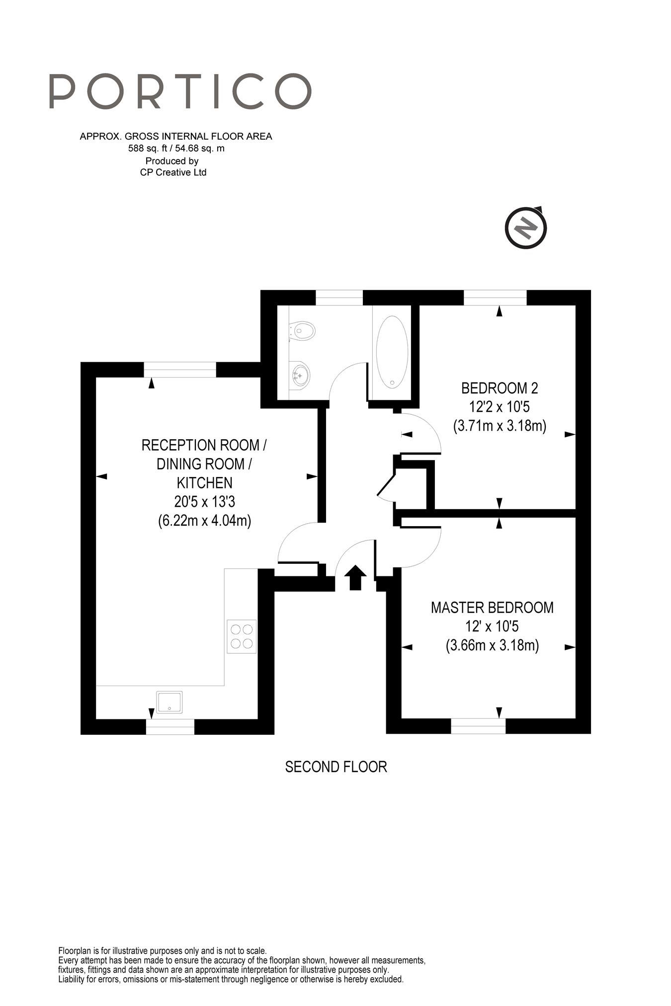 2 Bedrooms Flat for sale in Mill Hill Road, London W3