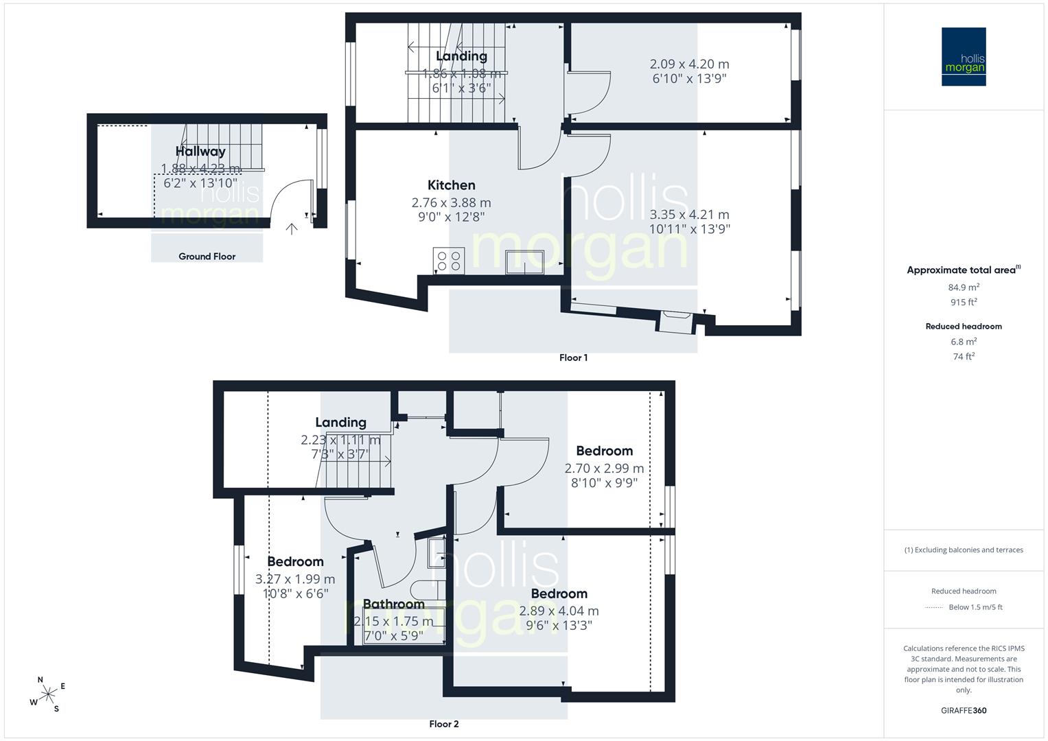 16, Old Orchard Street, Bath floorplan