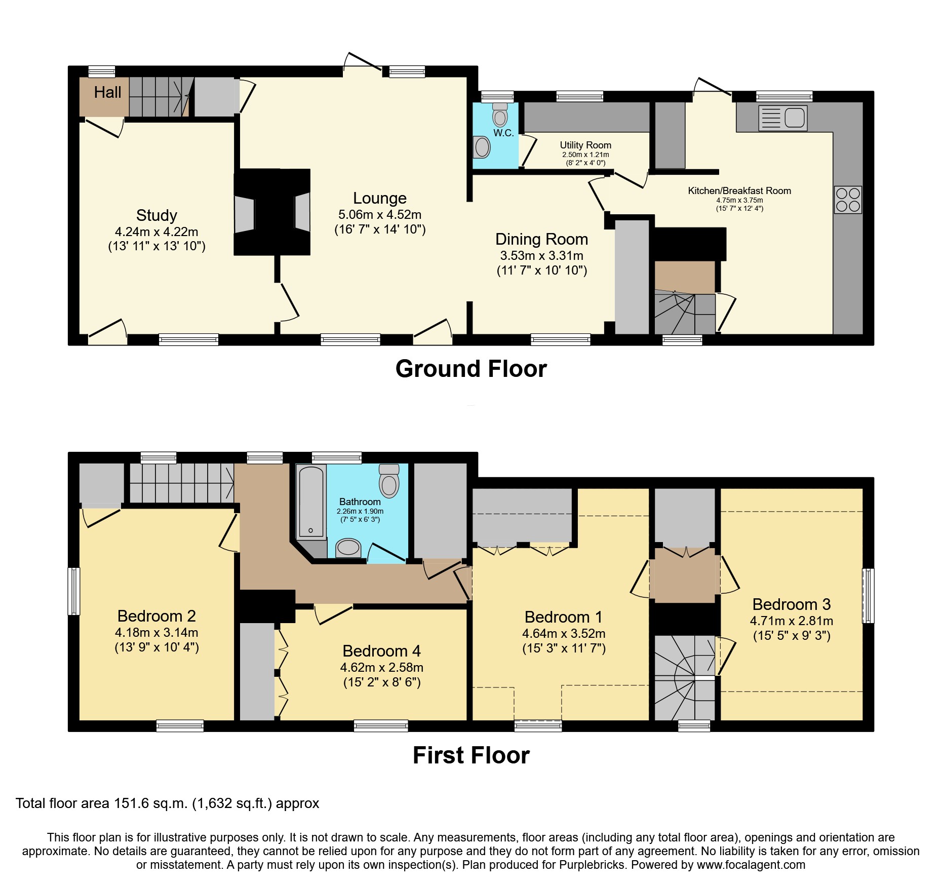 82, High Street, Melbourn floorplan