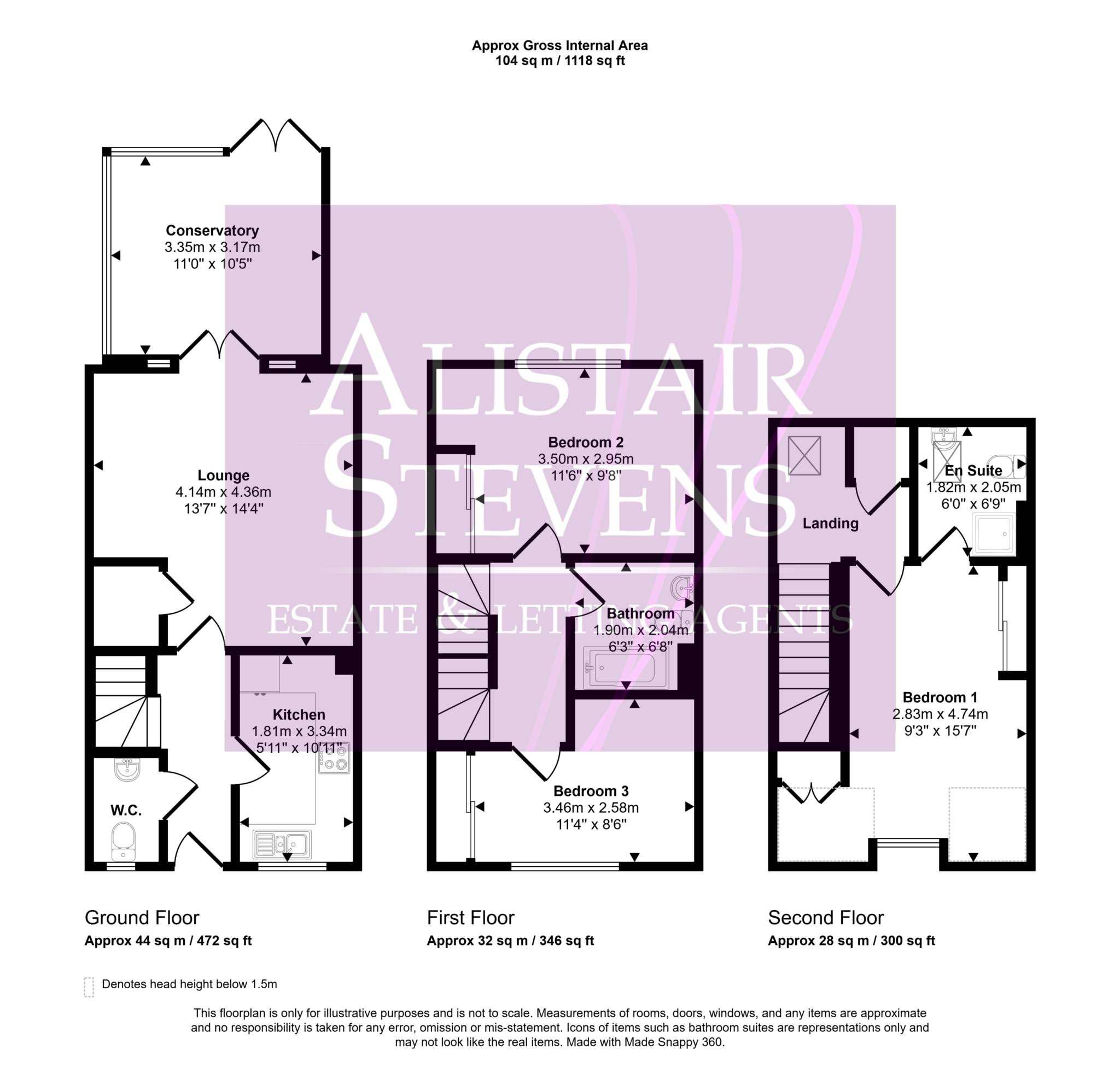 32, Broomes Park, Oldham floorplan