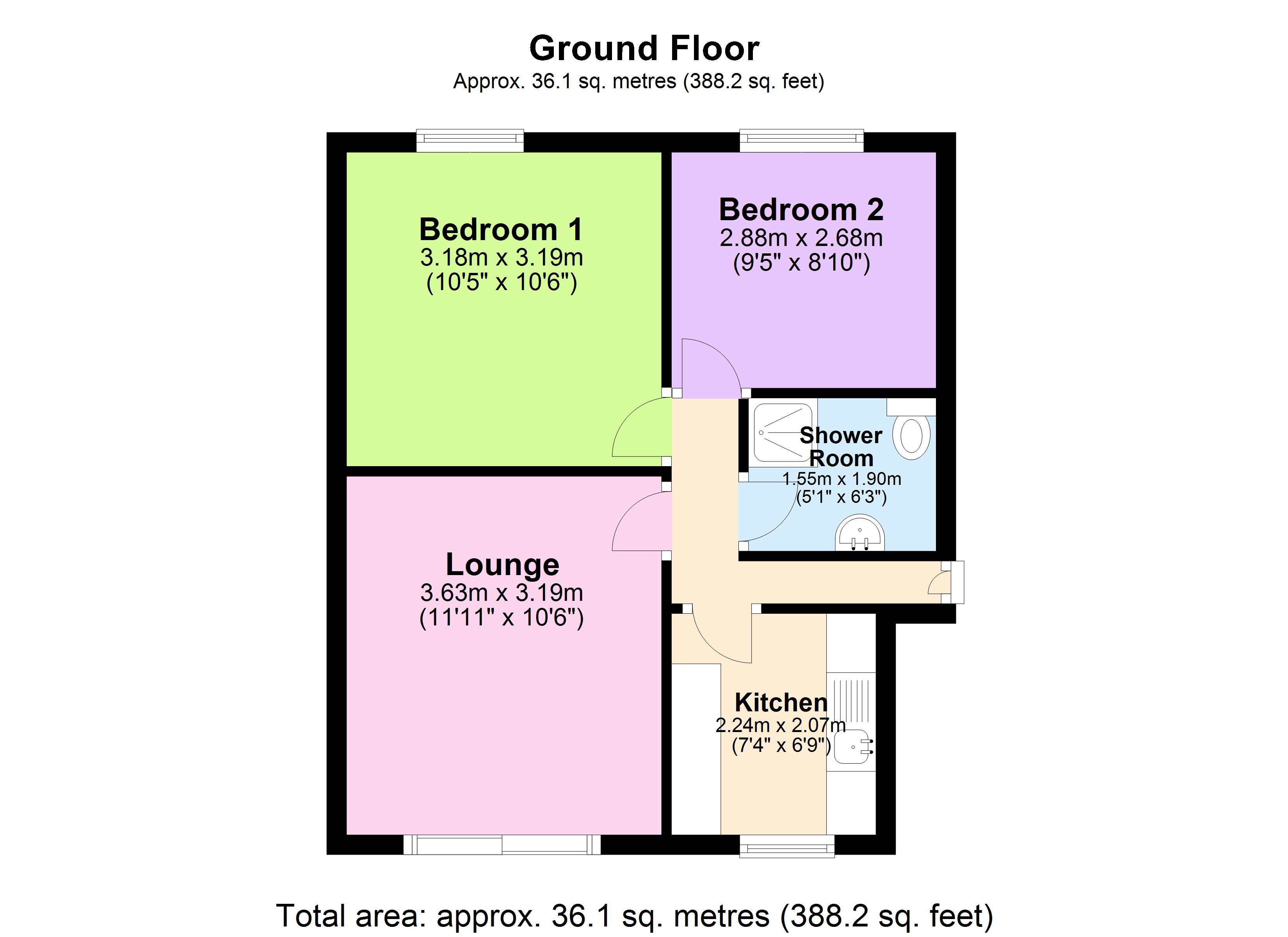 8, Vale Drive, Chatham floorplan