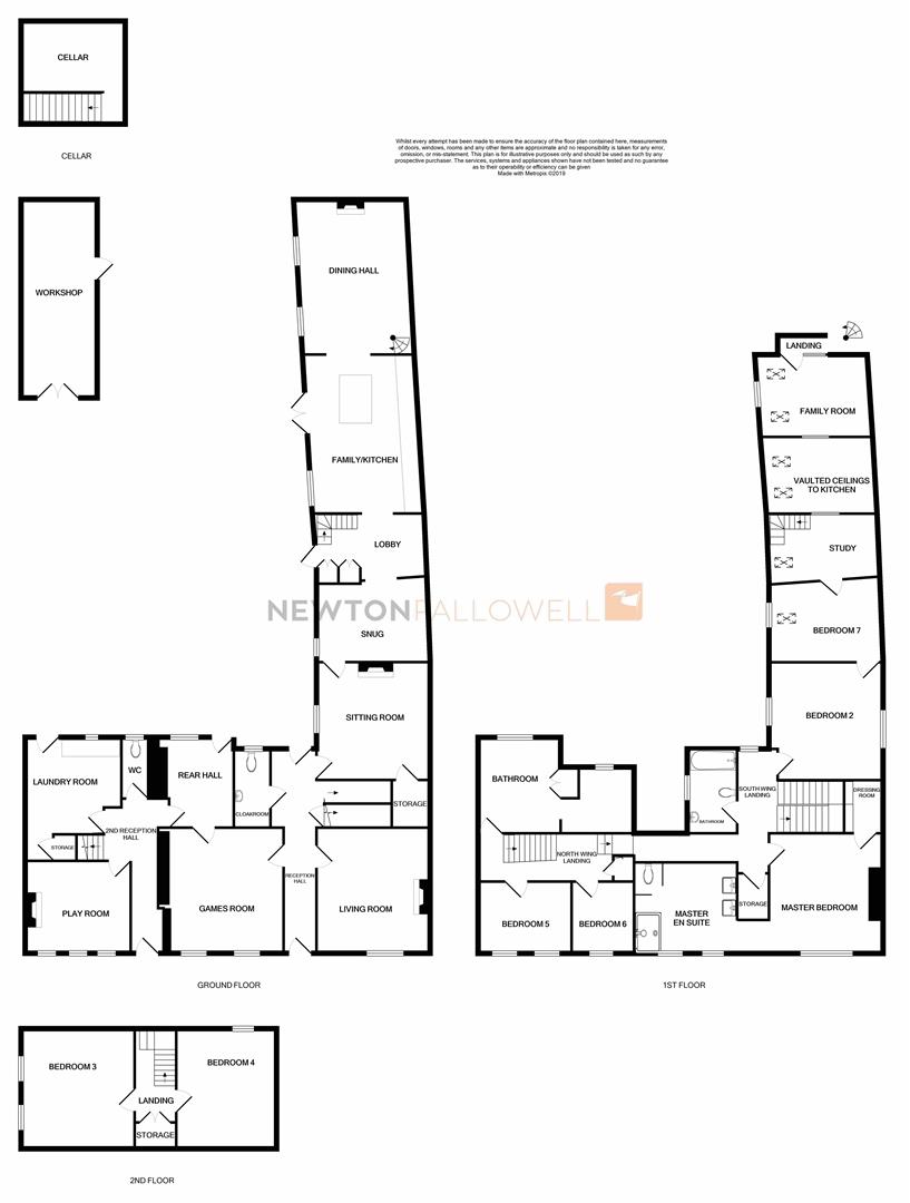 7 bed detached house for sale in Main Road, Long Bennington, Newark