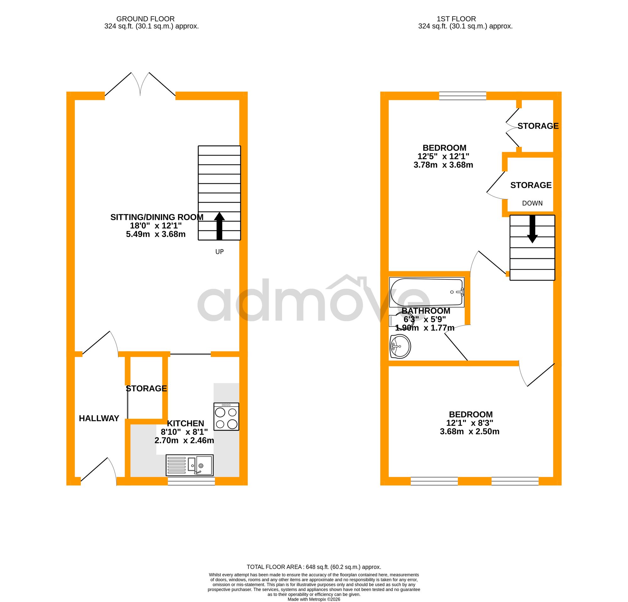26 Sandmoor Place, Lymm floorplan