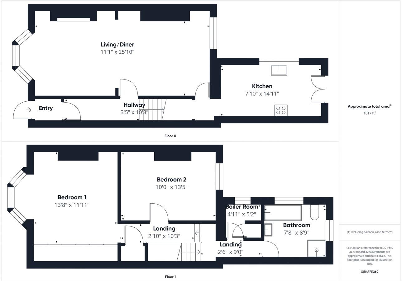7, Raby Gardens, Shildon floorplan
