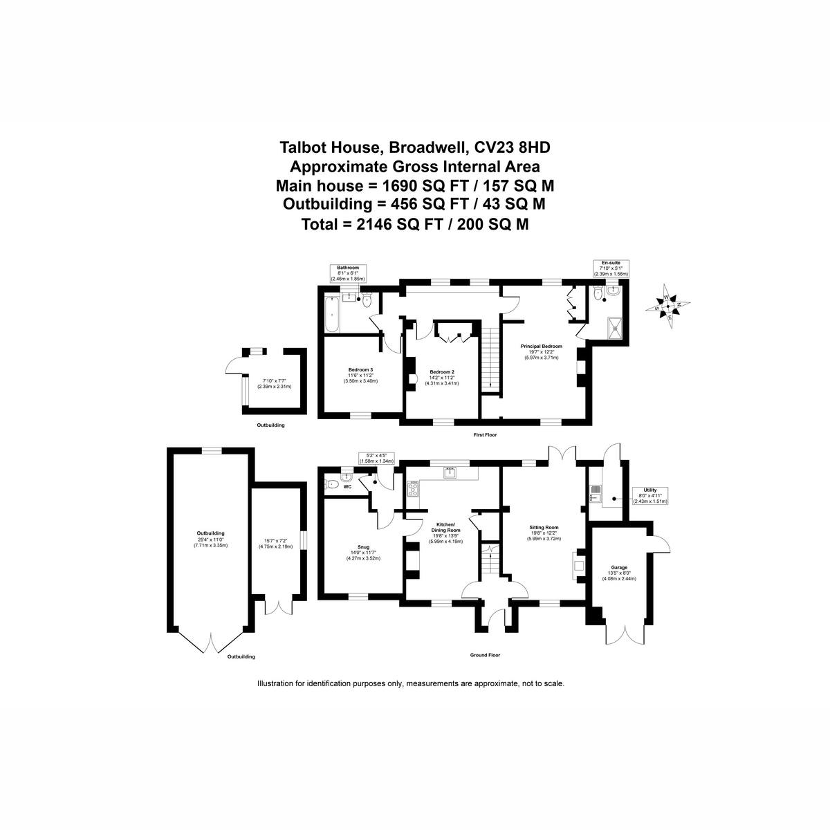 Talbot House, The Green, Rugby floorplan