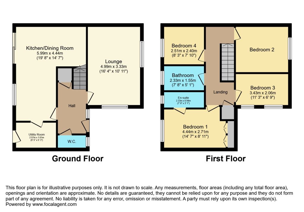 6, Larkwood Close, Kettering floorplan