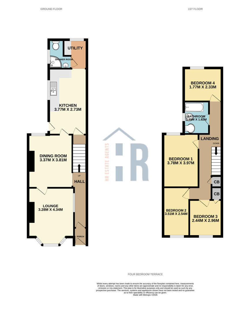 78, Broomfield Road, Coventry floorplan