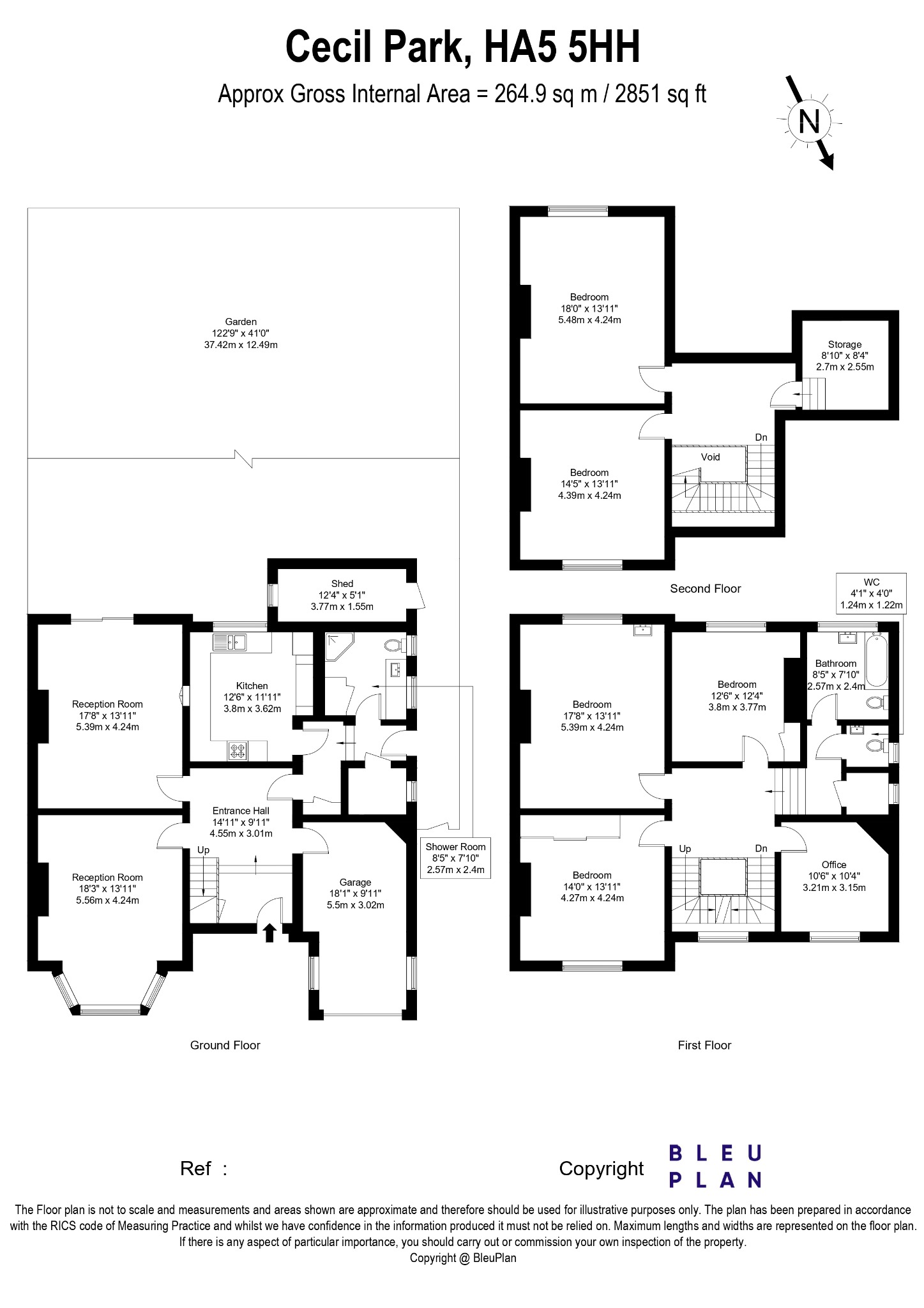 40, Cecil Park, Pinner floorplan