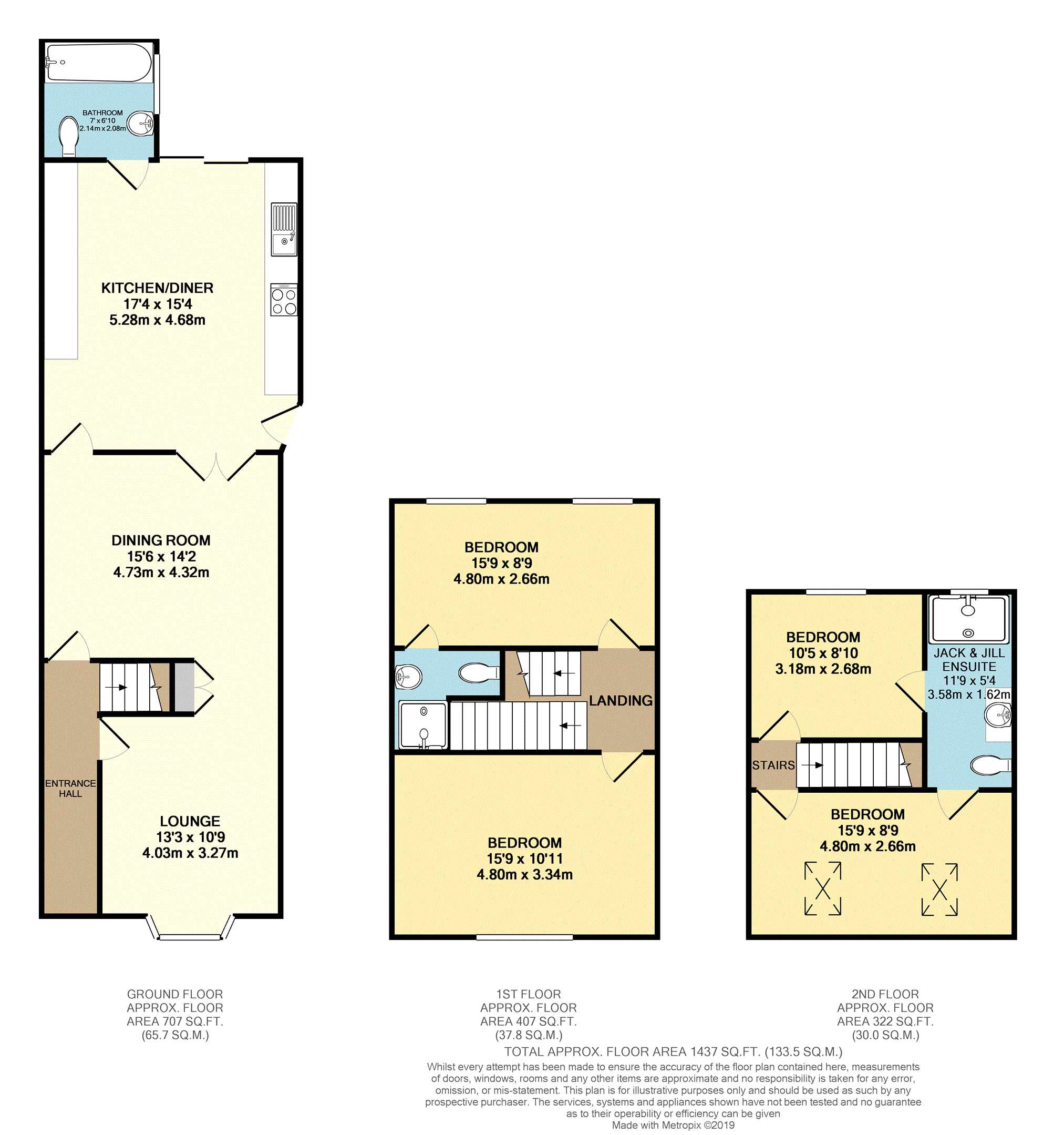 4 Bedrooms Terraced house for sale in Wigston Road, Oadby LE2