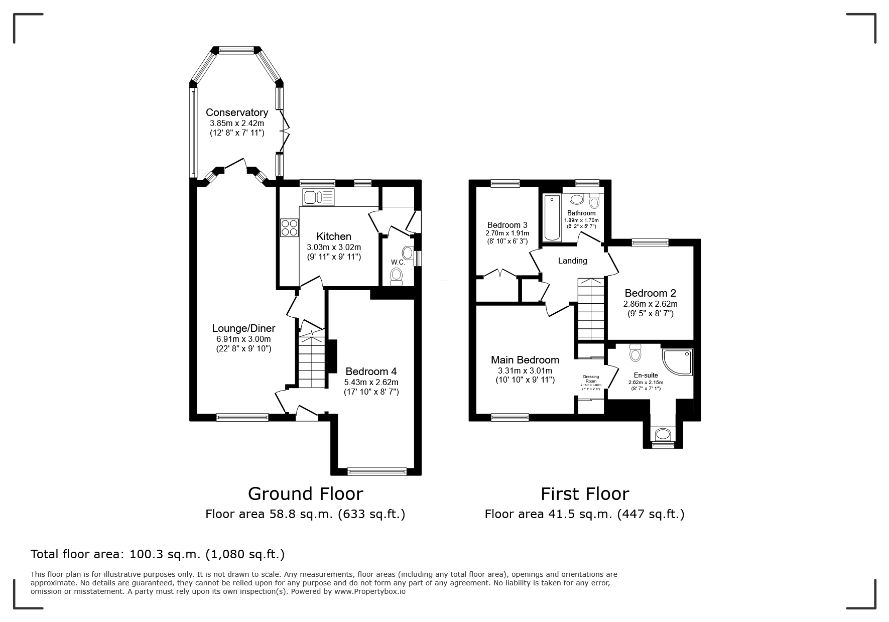 1, Siskin Close, Kennington, Ashford floorplan