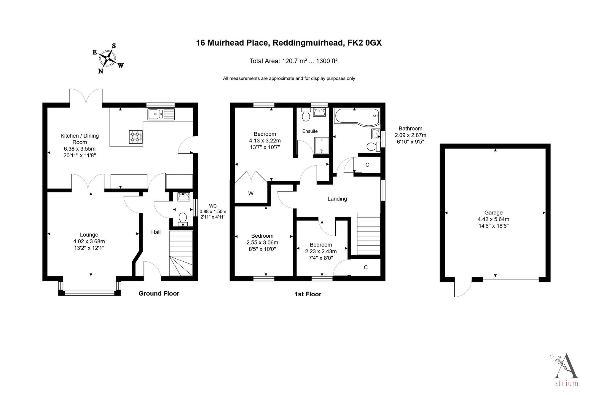 16 Muirhead Place, Falkirk floorplan