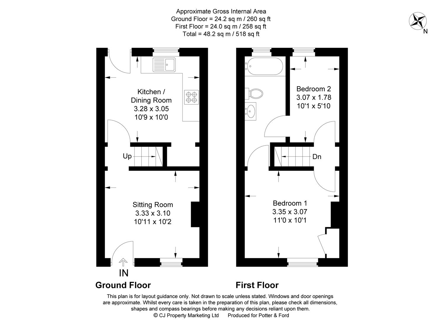 2 Bedrooms Terraced house for sale in Alexander Street, Chesham HP5